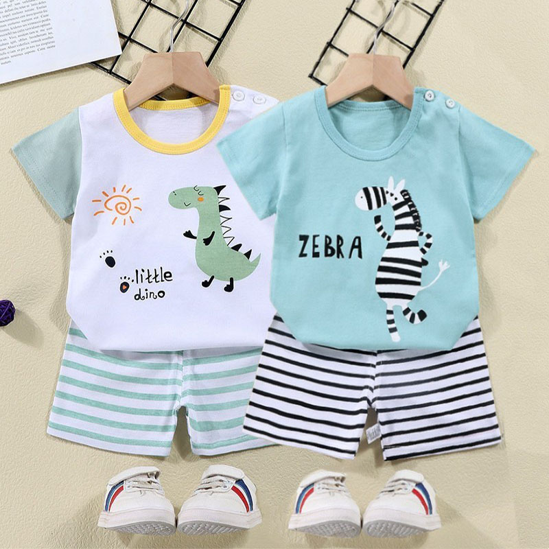 Baby Products For Summer - Camisetas de algodón + Pantalones cortos,